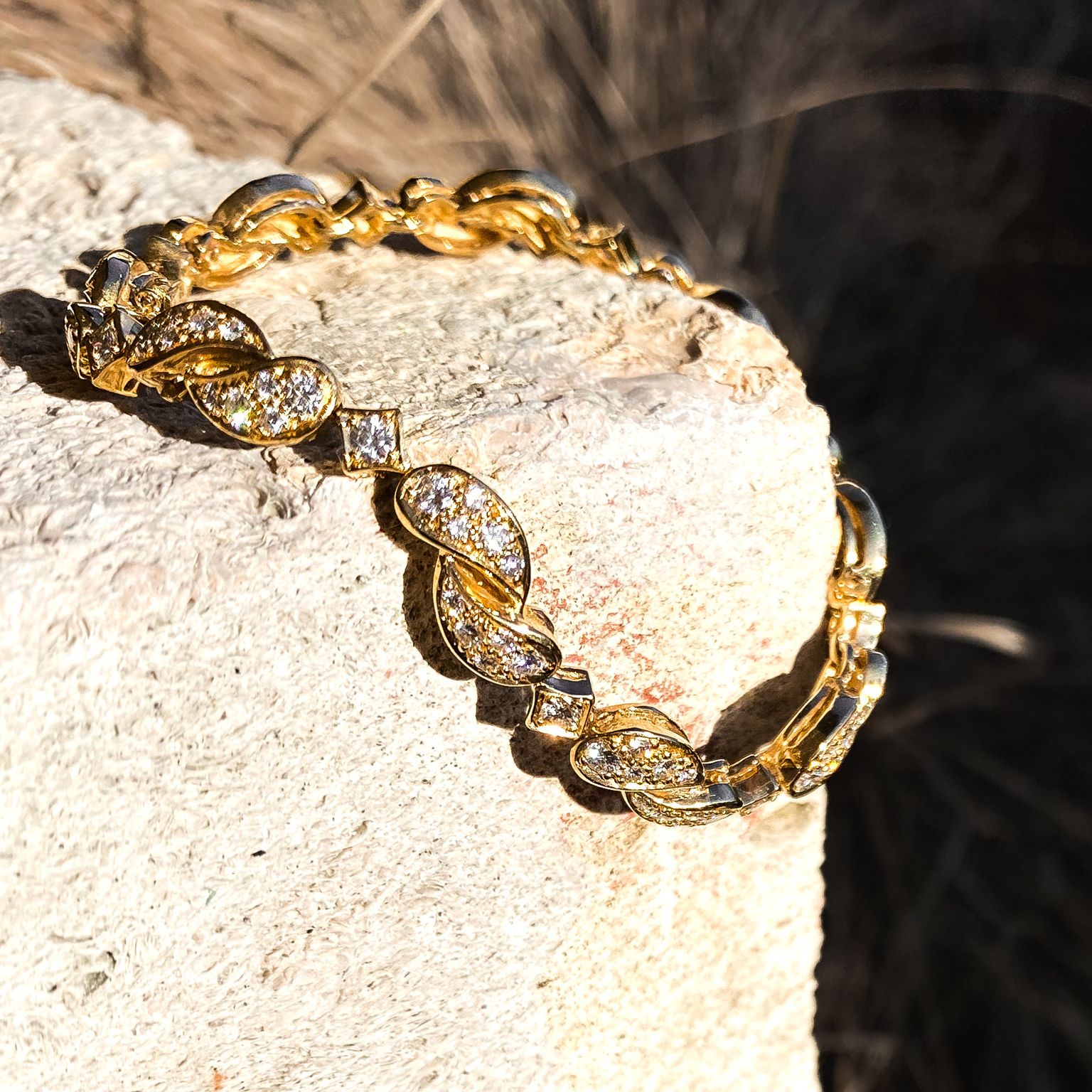 Bracelet Betty - Or jaune 18 carats, diamants